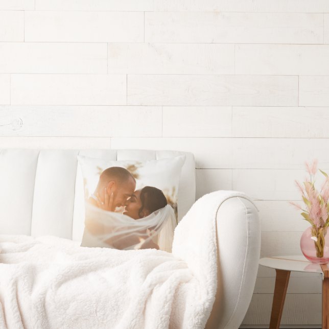 Wedding Photo Memory Newly Weds Keepsake Cushion (Couch)