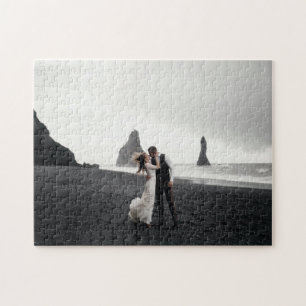 Wedding Photo Memory Newly Weds Keepsake Jigsaw Puzzle