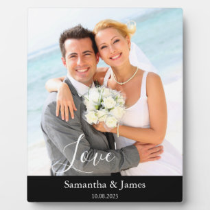 Wedding Photo Name Plaque