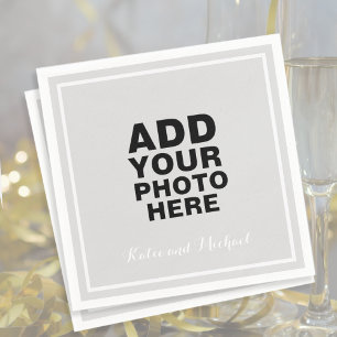 Wedding Photo or Graphics Napkin