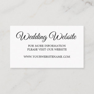 Wedding Photo Overlay  Modern  Website Business Card
