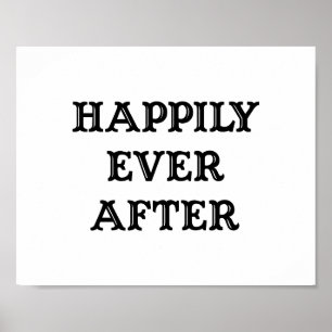 Wedding photo prop sign "Happily Ever After"