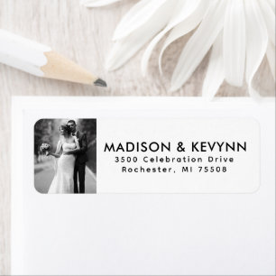  Wedding Photo Return Address  Label