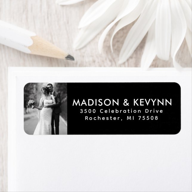  Wedding Photo Return Address  Label (Insitu)