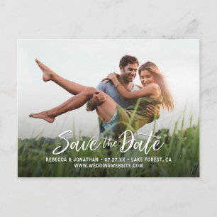 Wedding Photo Save the Date Postcards Cheap