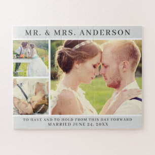 Wedding Photo Shoot Collage   Three Picture Jigsaw Puzzle