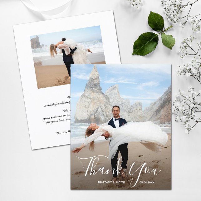 Wedding Photo Thank You Card (Creator Uploaded)
