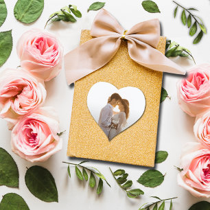 Wedding Photo Thank You Heart Sticker