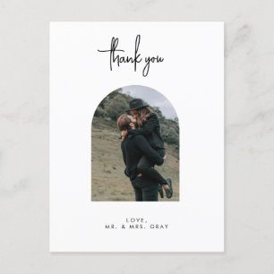 Wedding Photo Thank You Post Card