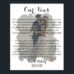 wedding photo vows faded effect poster<br><div class="desc">Custom With Your Wedding Song Lyrics or Wedding Vows or any message and photo you want,  a great wedding or anniversary gift to your partner/spouse</div>