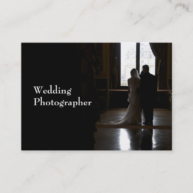 Wedding Photographer Business Card (Front)