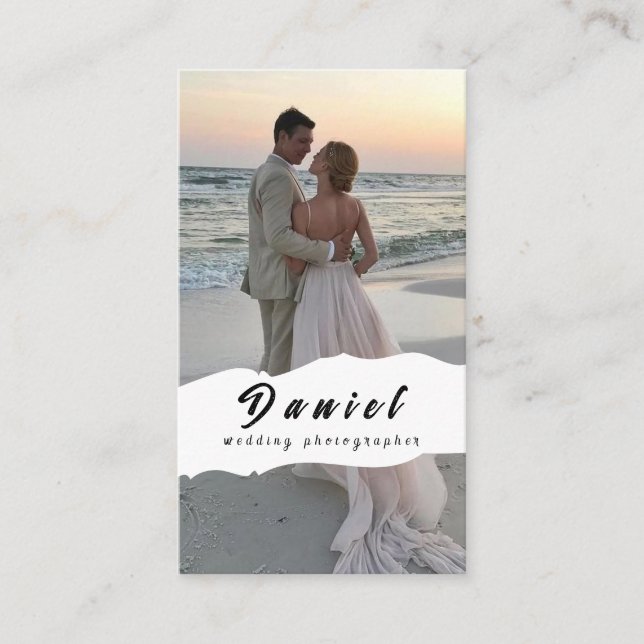 Wedding Photographer Business Card (Front)