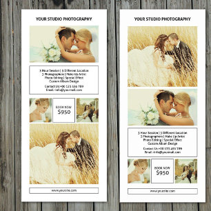 Wedding Photographer Rack Card Template