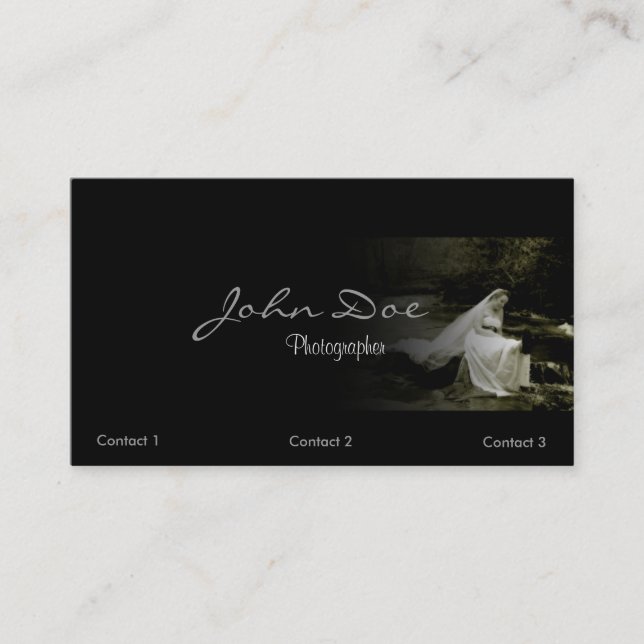Wedding Photography Business card Template (Front)