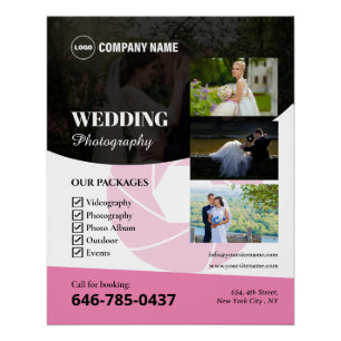 Wedding Photography Glossy Poster