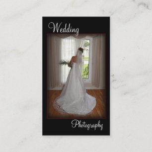 Wedding Photography Portrait Business Card