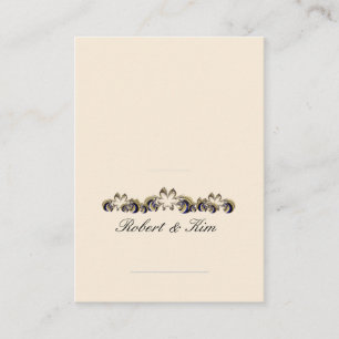Wedding Place Card 2 1/2 x 3 1/2 - Customised