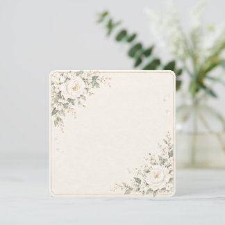Wedding place card and thank you card in one