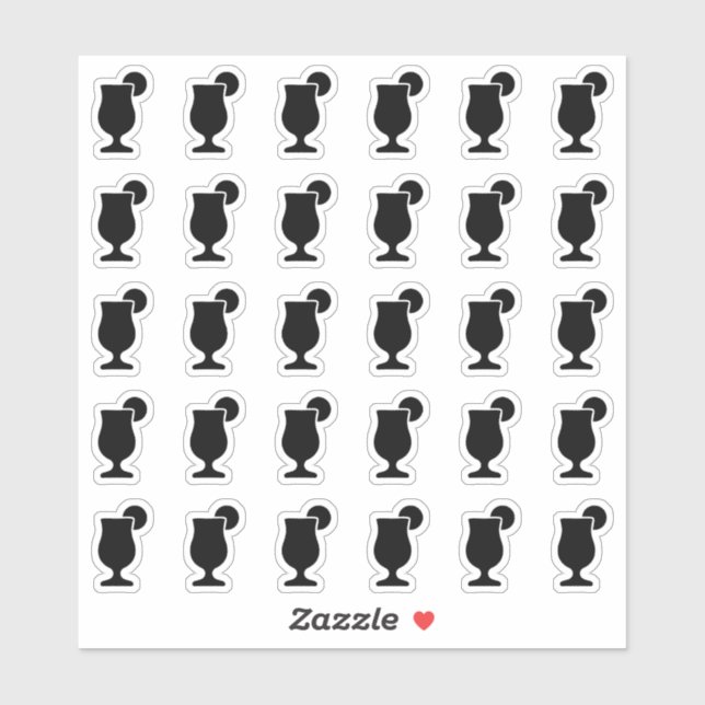 Wedding Place Card Bar Menu Coctail Drink Choice (Sheet)