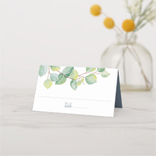 Wedding Place Card, Escort Card, Eucalyptus Place Card