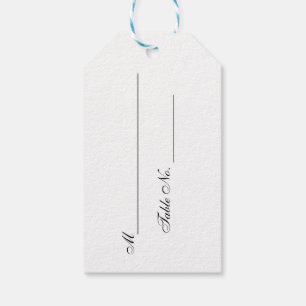 Wedding Place Card Tags