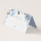 Wedding Place Cards Dusty Blue Soft Watercolor