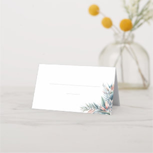 Wedding Place cards-Watercolor Tropical Dream  Card