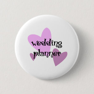 Wedding Planner 6 Cm Round Badge