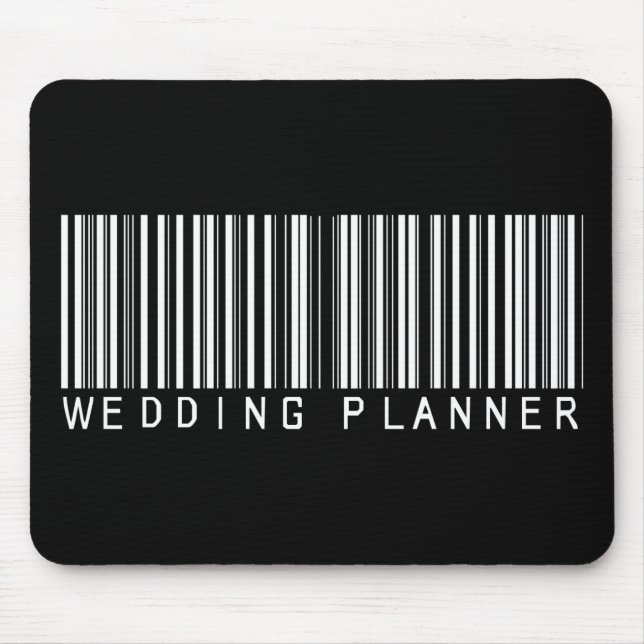 Wedding Planner Bar Code Mouse Pad (Front)