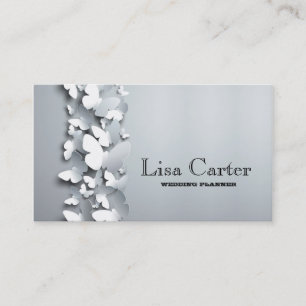 Wedding Planner Beauty Salon Butterfly Card
