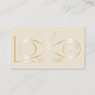 Wedding planner business card