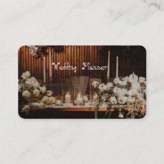 Wedding Planner Business Card