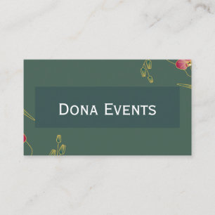 Wedding Planner Business Card 