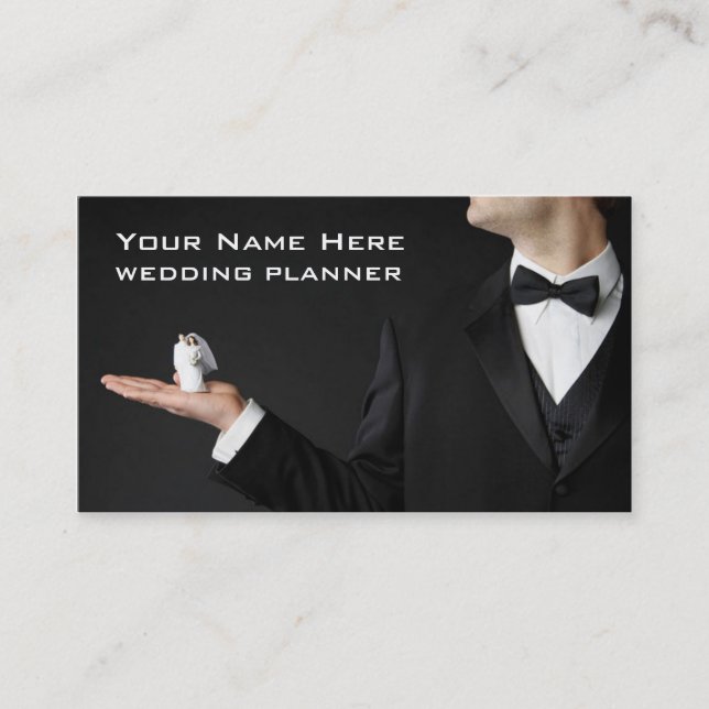 Wedding Planner Business Card (Front)