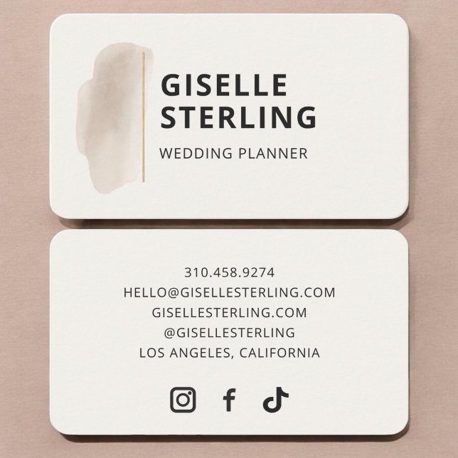 Wedding Planner  Business Card (Creator Uploaded)