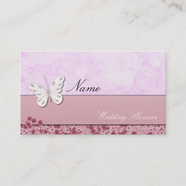 Wedding Planner Business Card (Front)