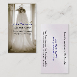 Wedding Planner Business Card