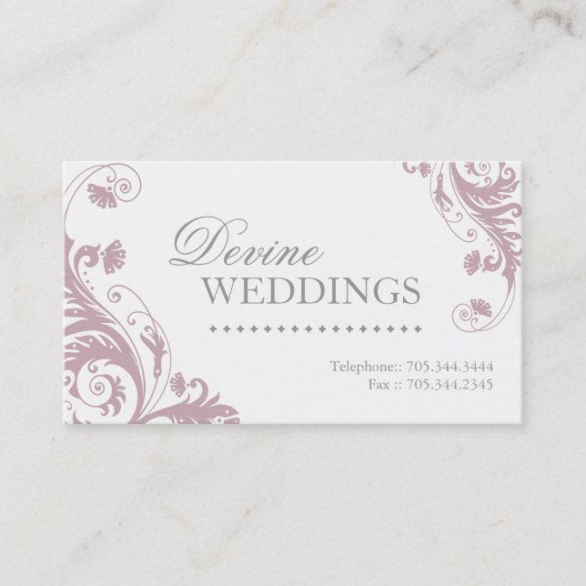 Wedding Planner Business Card (Front)