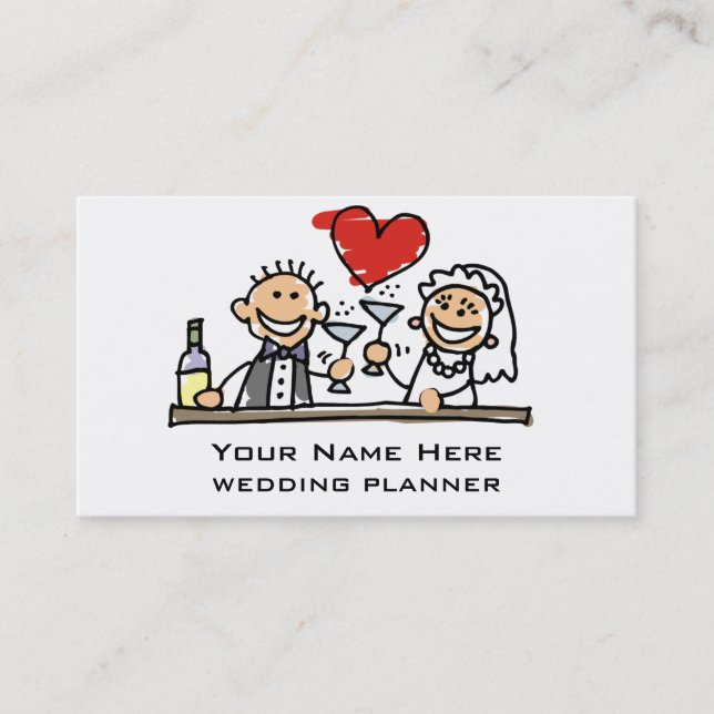 Wedding Planner Business Cards (Front)
