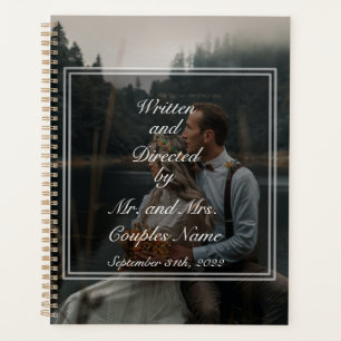 Wedding planner calendar book