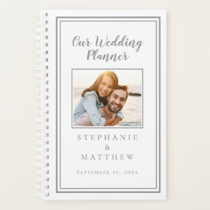 Wedding Planner Custom Photo Ultimate Grey & White