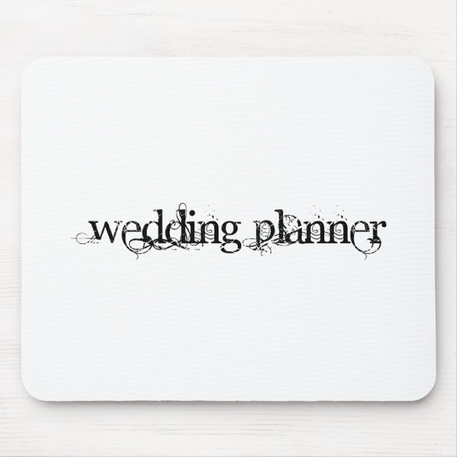 Wedding Planner Mouse Pad (Front)