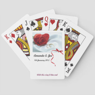 Wedding playing Cards