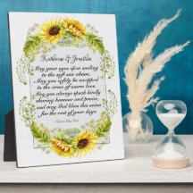 Wedding Poem Plaque