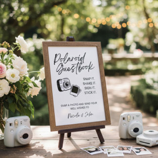 Wedding Polaroid Photo Guest Book