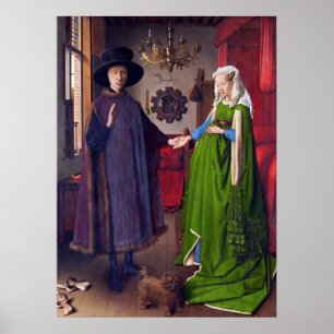 Wedding Portrait by Jan Van Eyck - Poster Art