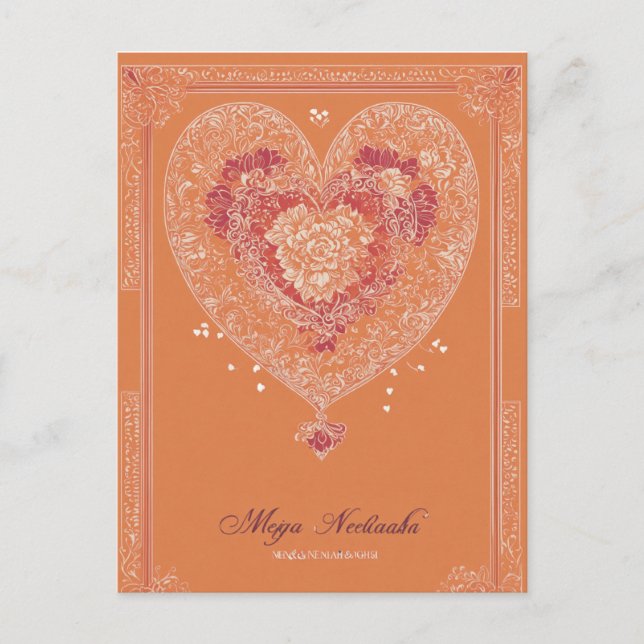 wedding post card (Front)