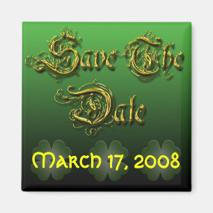 Wedding Postage Stamps Magnet