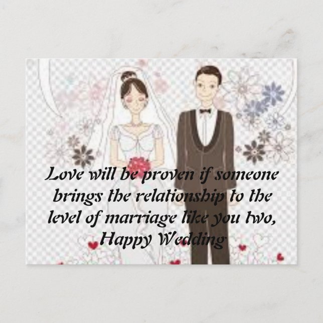 Wedding Postcard  (Front)