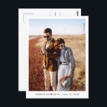 Wedding Postcard Guestbook Custom Photo Template<br><div class="desc">A postcard template to use for a wedding postcard guestbook,  customise it with your photo,  names and wedding date of choice. Guests can leave a note on the back and from who it is.</div>